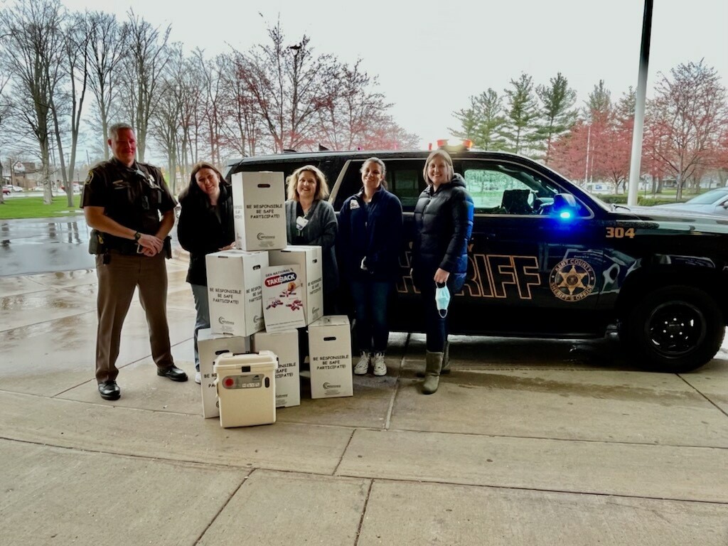 DEA Take Back Day 2022 - Group at drop off location